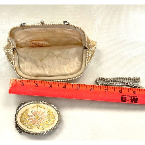 Gerry's Brooches, Rock Company Buckle, Bag By Debbie, 18k Gold Plate VTG Jewelry - Picture 7 of 9